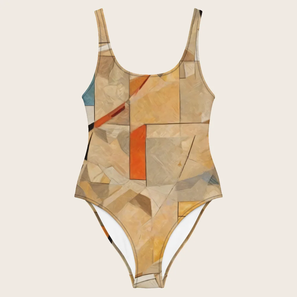 One-Piece Swimsuit on model