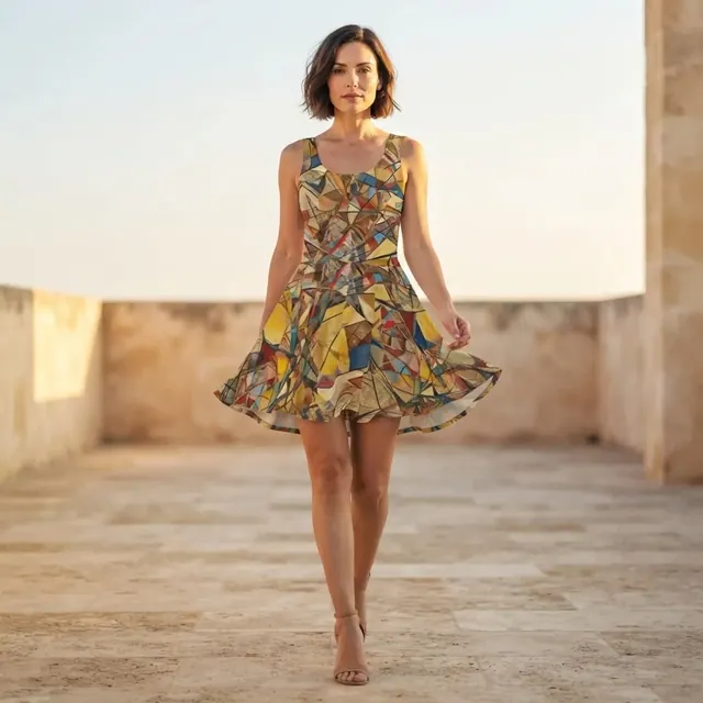 Skater Dress, one-of-one design 483DD251