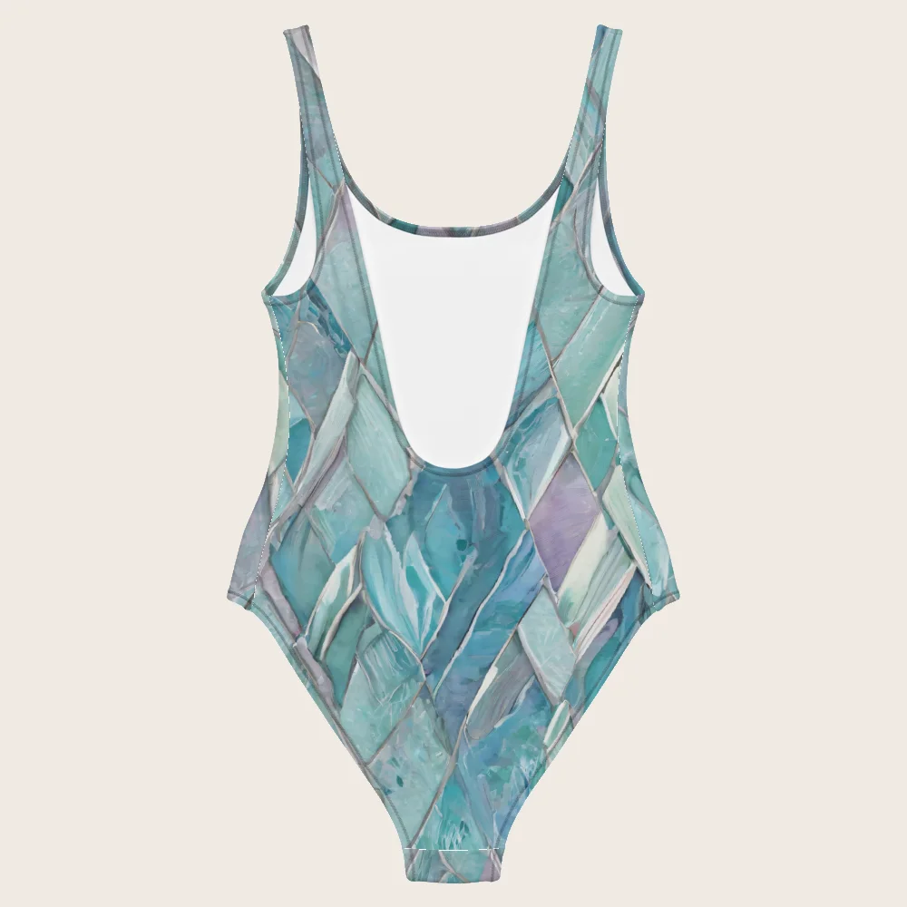 One-Piece Swimsuit on model