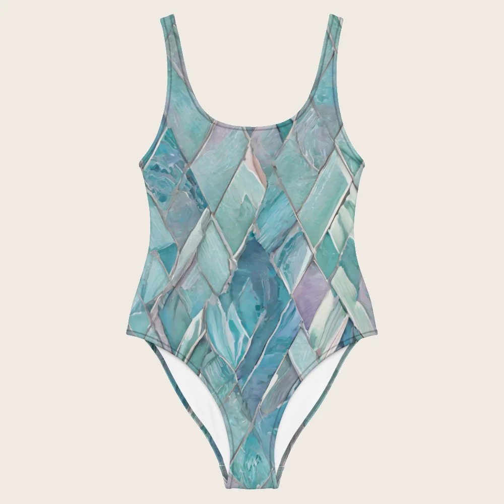 One-Piece Swimsuit on model
