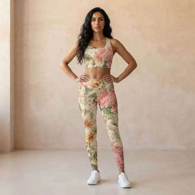 Longline Sports Bra, one-of-one design 73E31E88