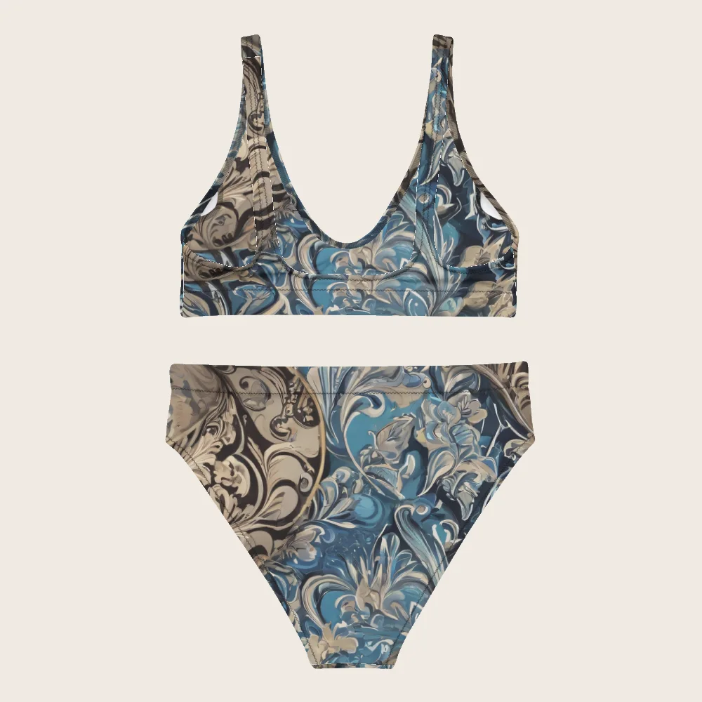 High-Waisted Bikini on model