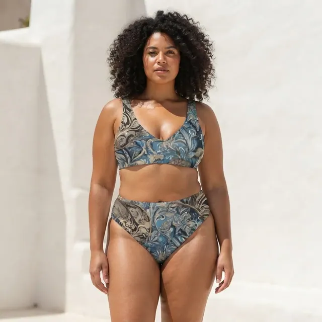 High-Waisted Bikini, one-of-one design 7E2D2C8D