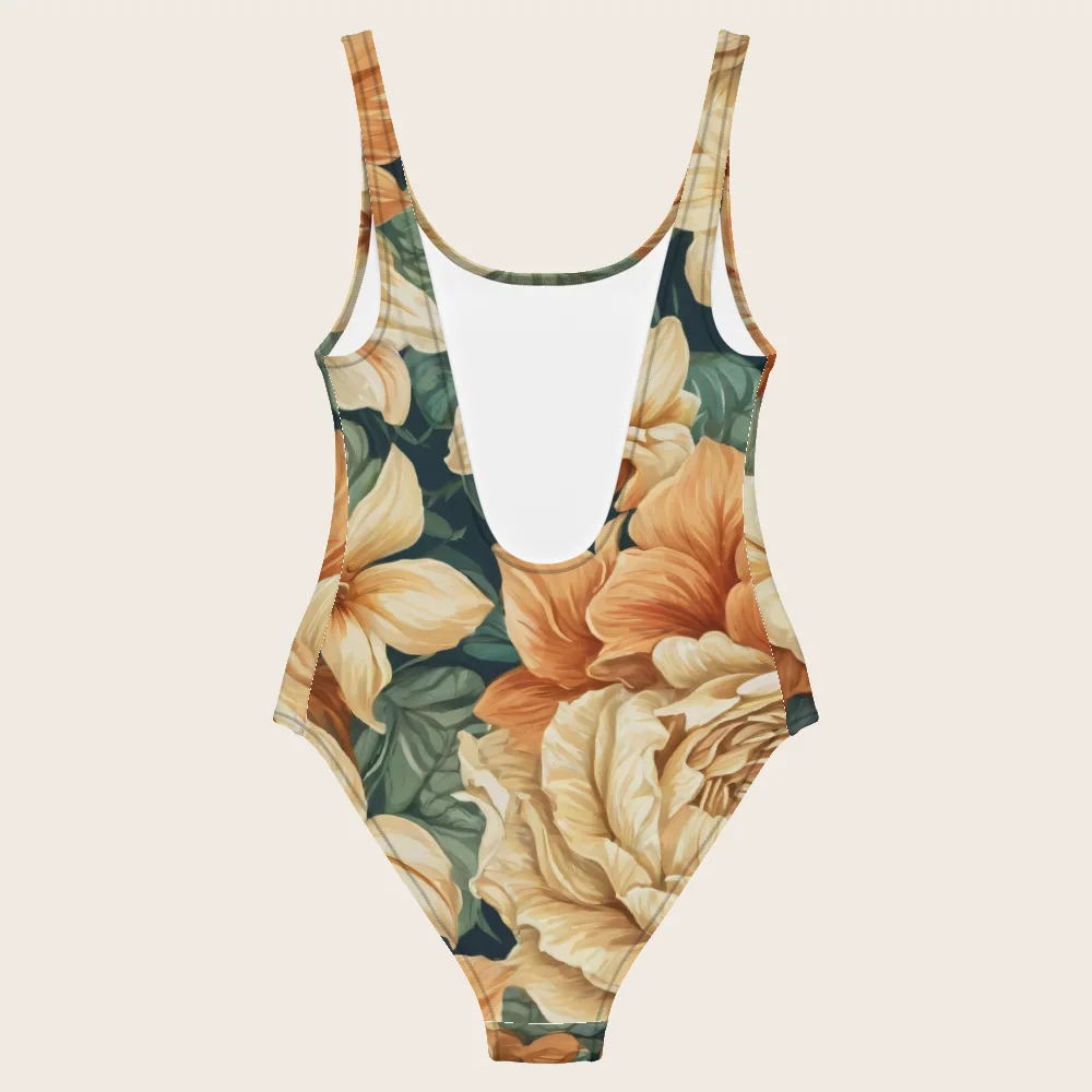 One-Piece Swimsuit on model