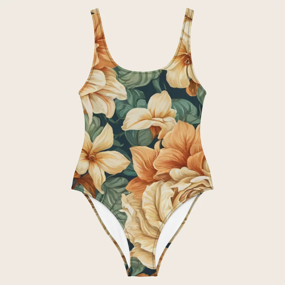 One-Piece Swimsuit on model