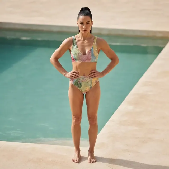 High-Waisted Bikini, one-of-one design 8CE63588