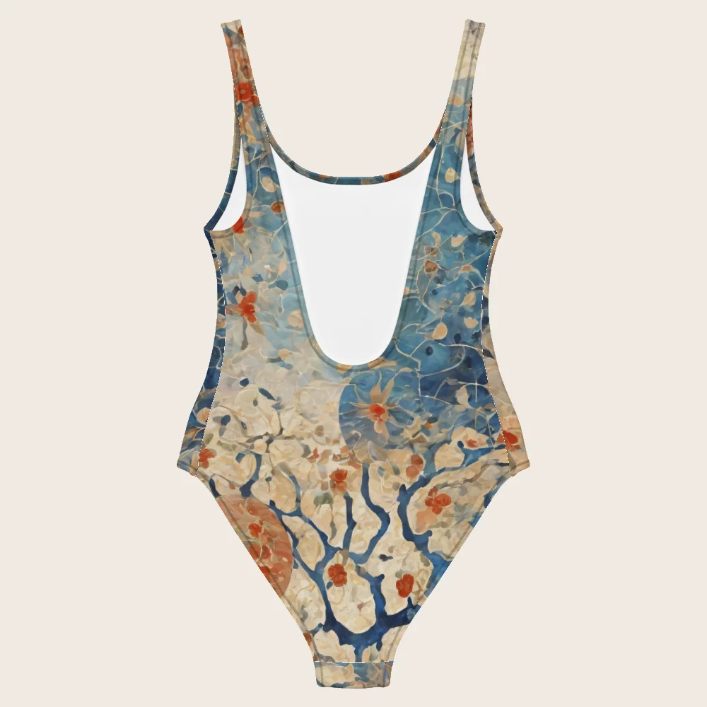 One-Piece Swimsuit on model