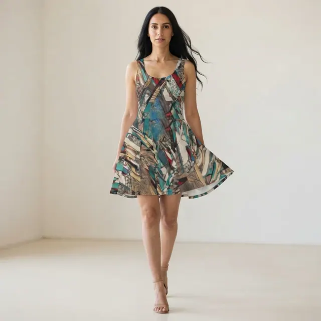 Skater Dress, one-of-one design 95DEDAB5