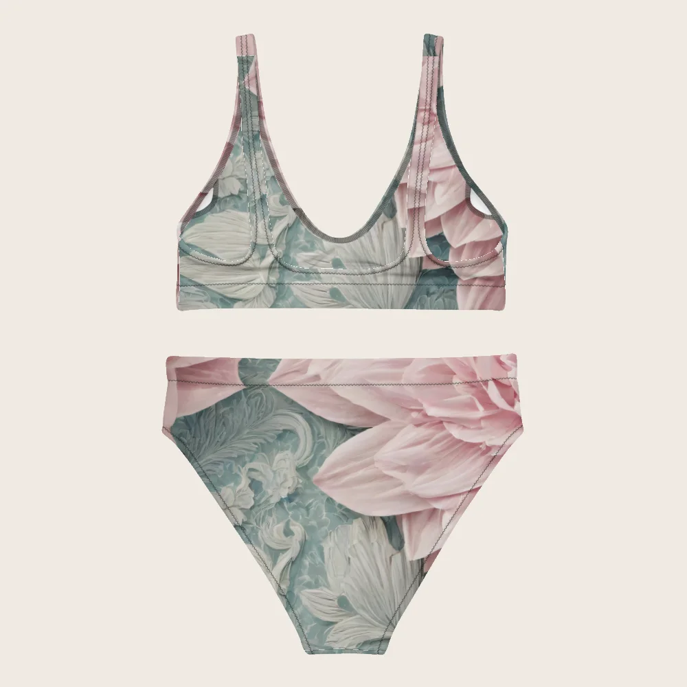 High-Waisted Bikini on model