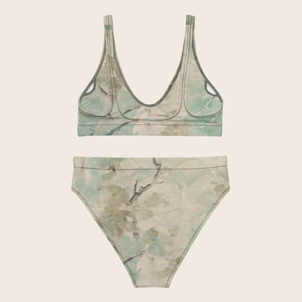 High-Waisted Bikini on model