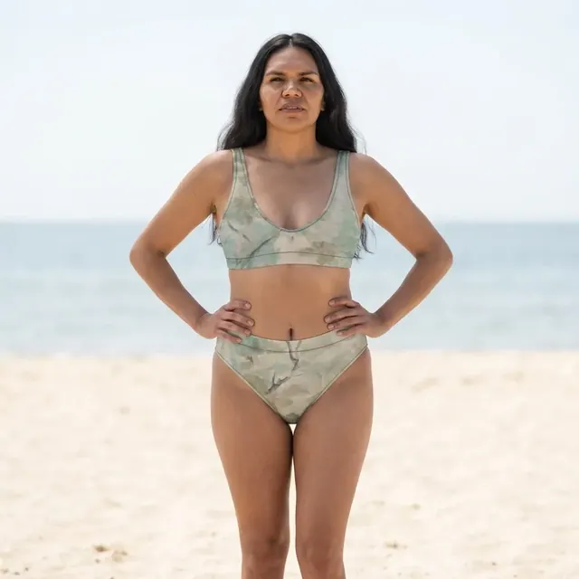 High-Waisted Bikini, one-of-one design 51D4EEDE