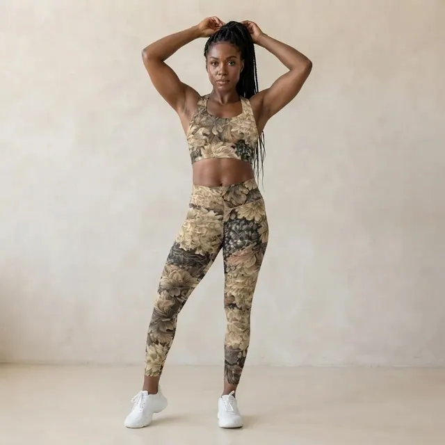 Longline Sports Bra, one-of-one design 75B46237