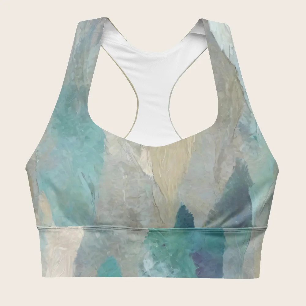 Longline Sports Bra on model