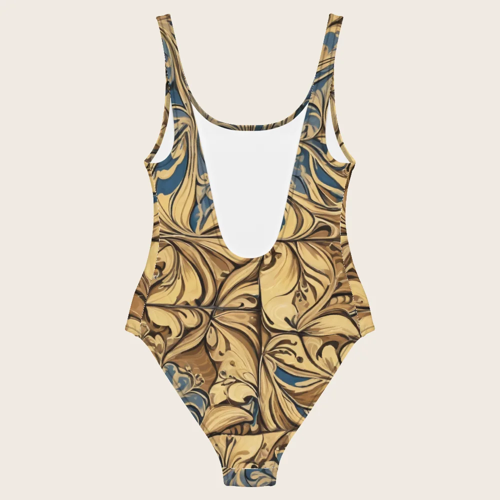 One-Piece Swimsuit on model