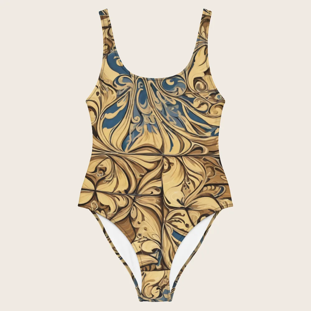 One-Piece Swimsuit on model