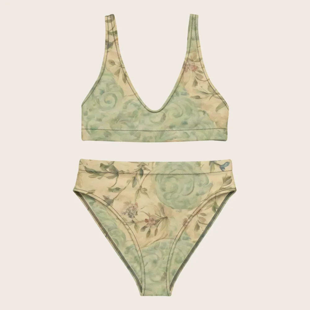 High-Waisted Bikini on model
