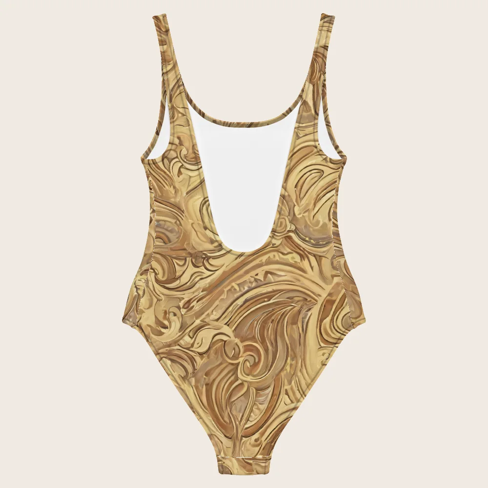 One-Piece Swimsuit on model