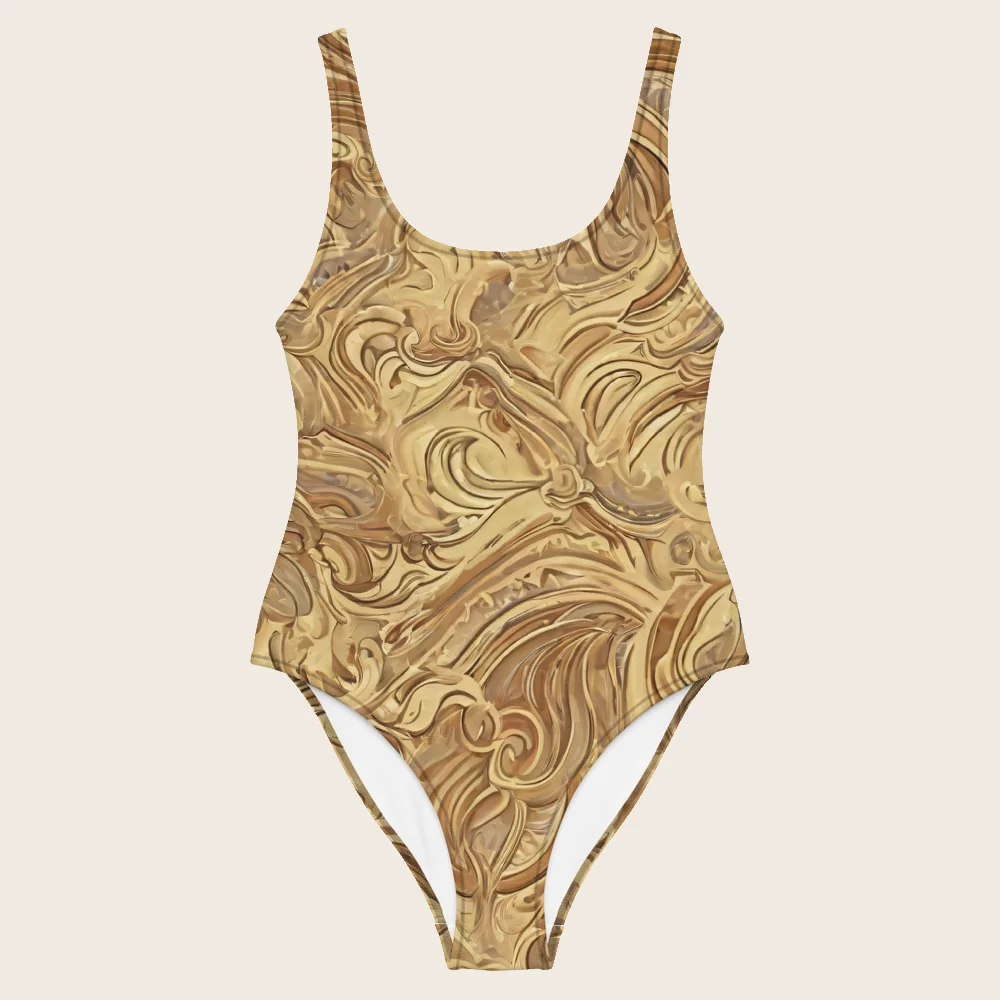 One-Piece Swimsuit on model