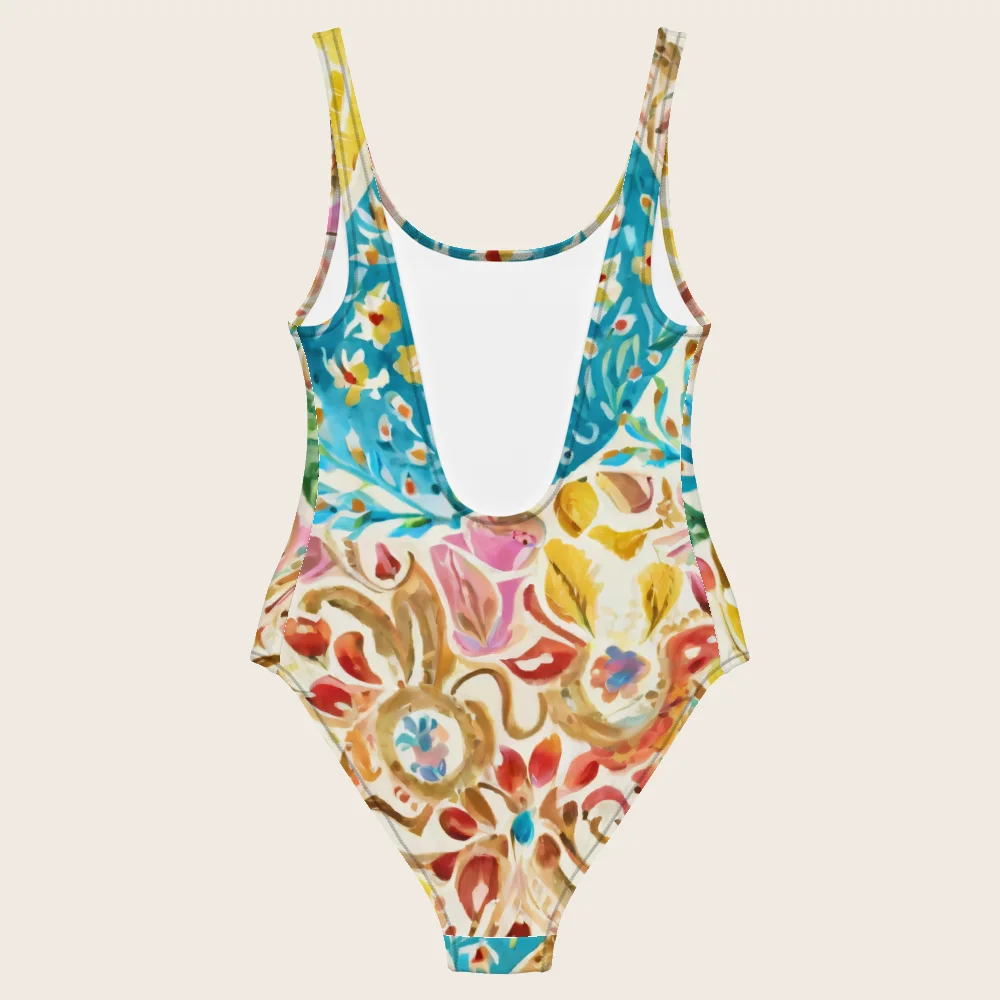 One-Piece Swimsuit on model