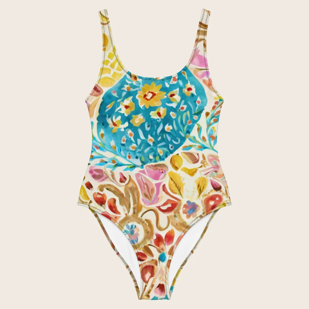 One-Piece Swimsuit on model