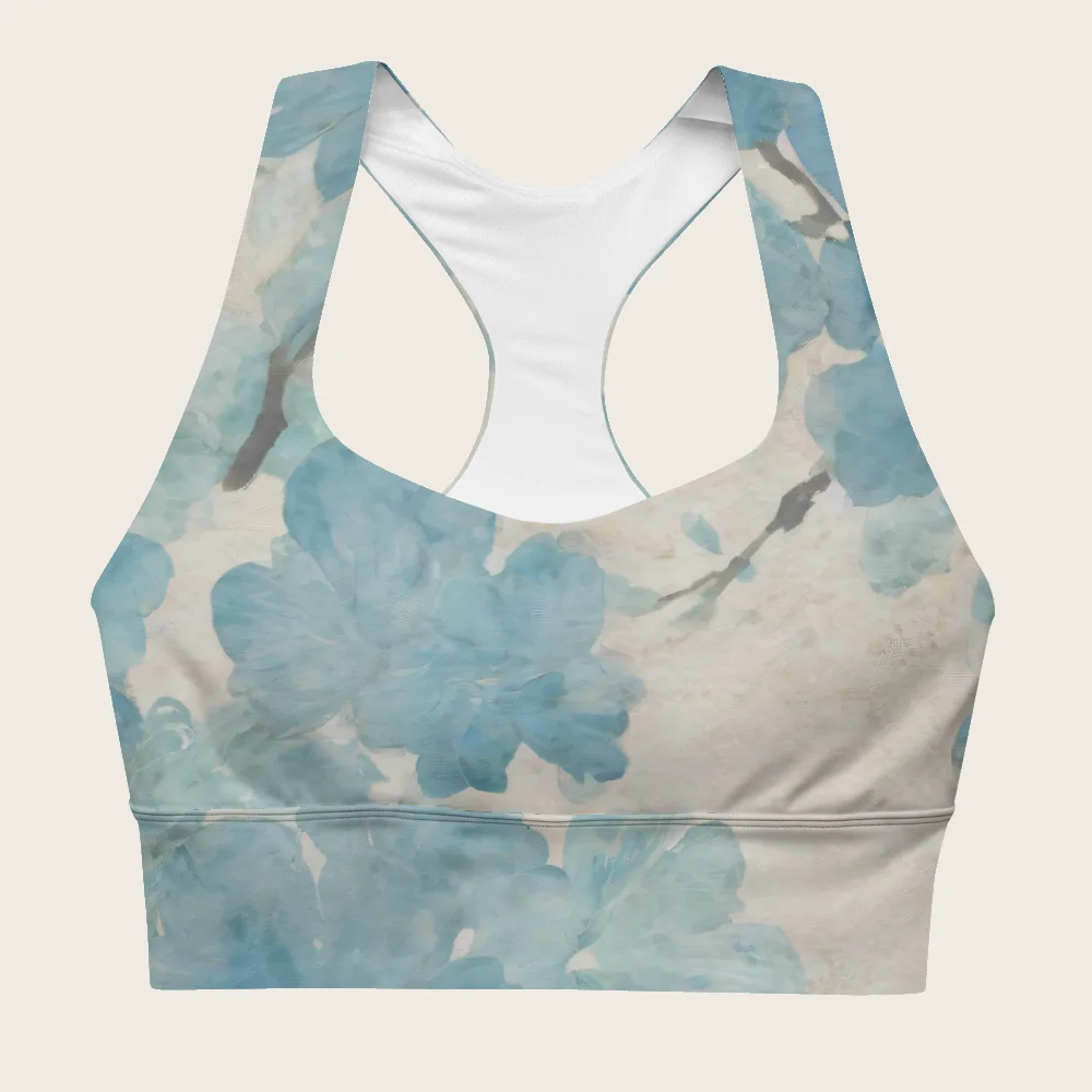 Longline Sports Bra on model