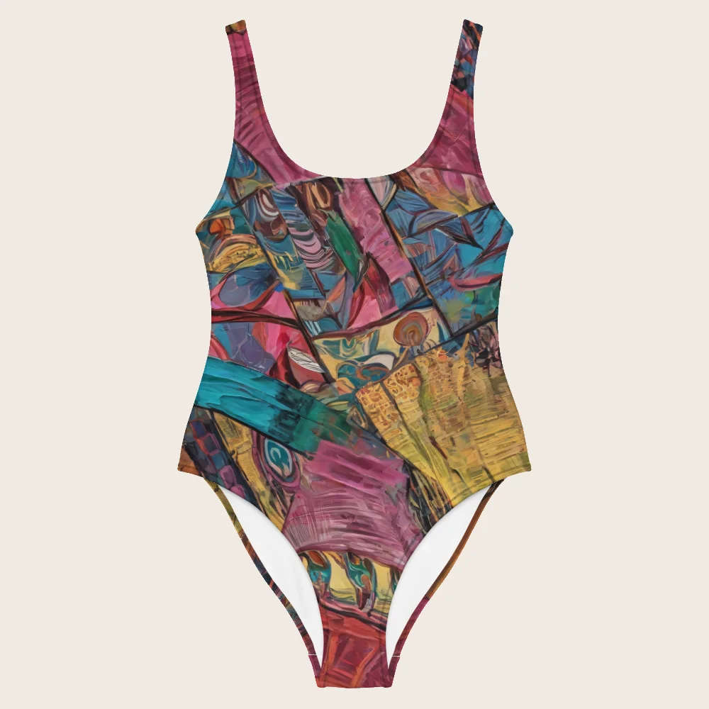 One-Piece Swimsuit on model