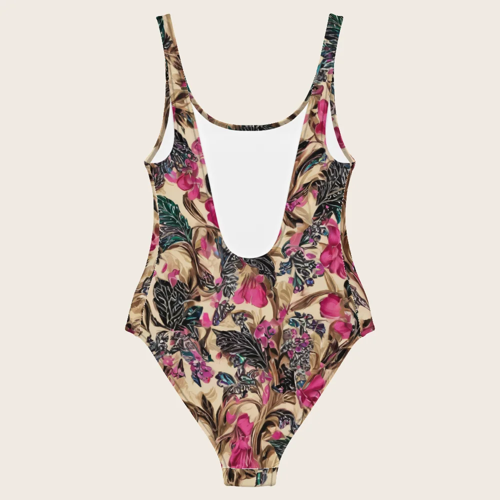One-Piece Swimsuit on model