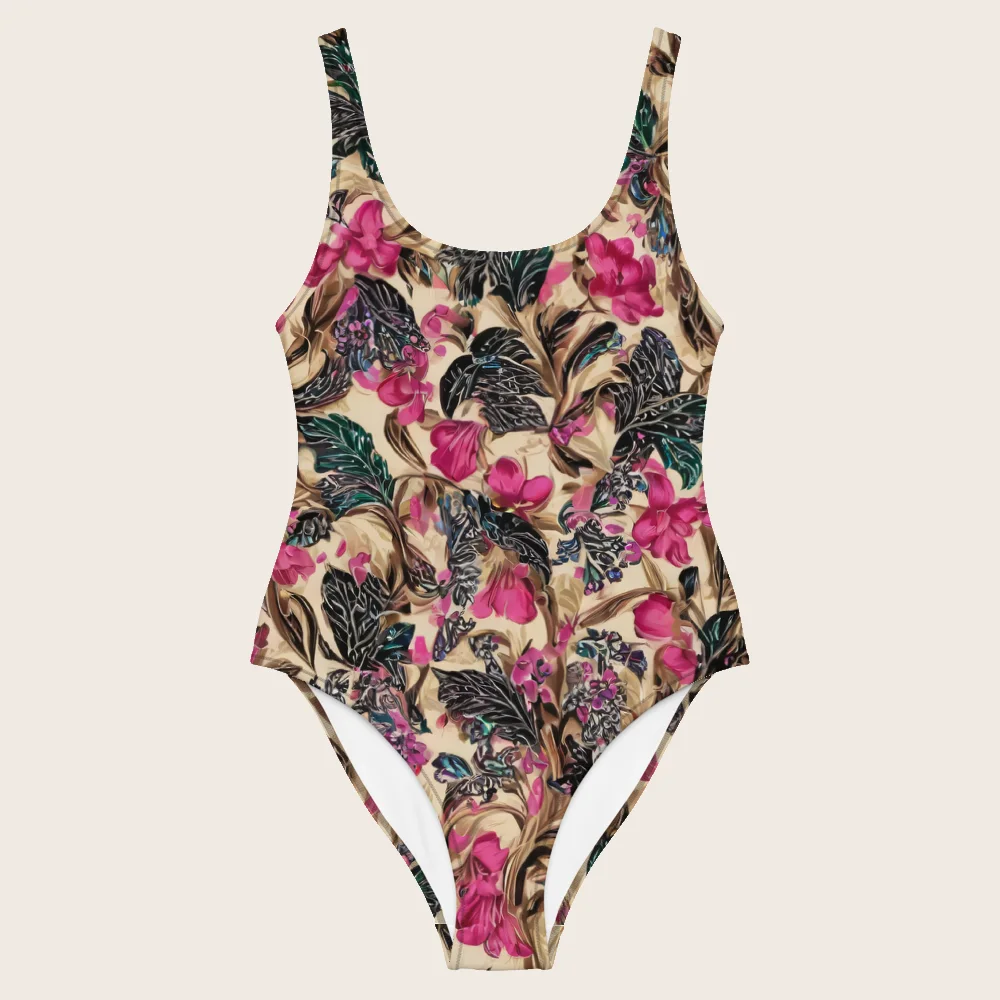 One-Piece Swimsuit on model