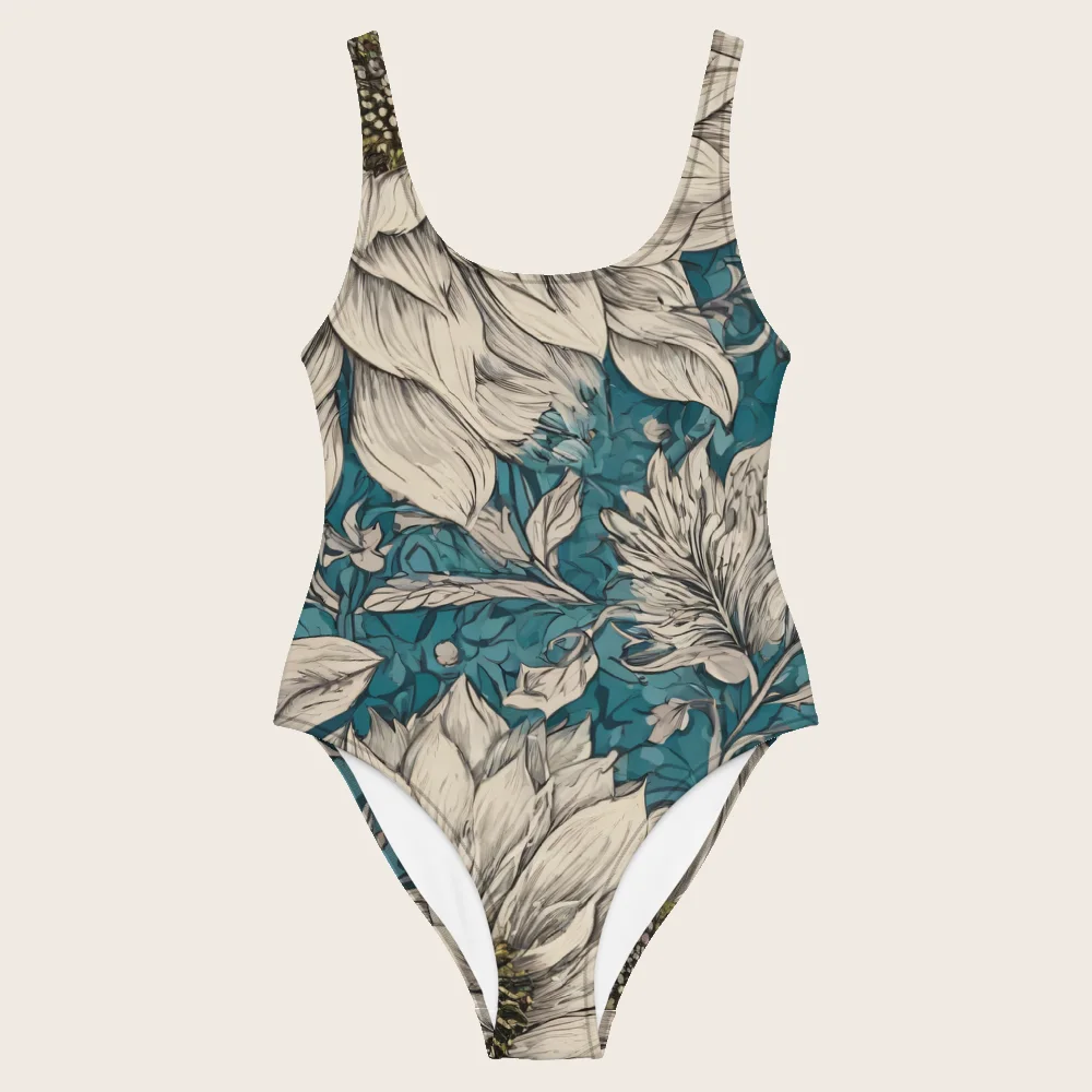One-Piece Swimsuit on model