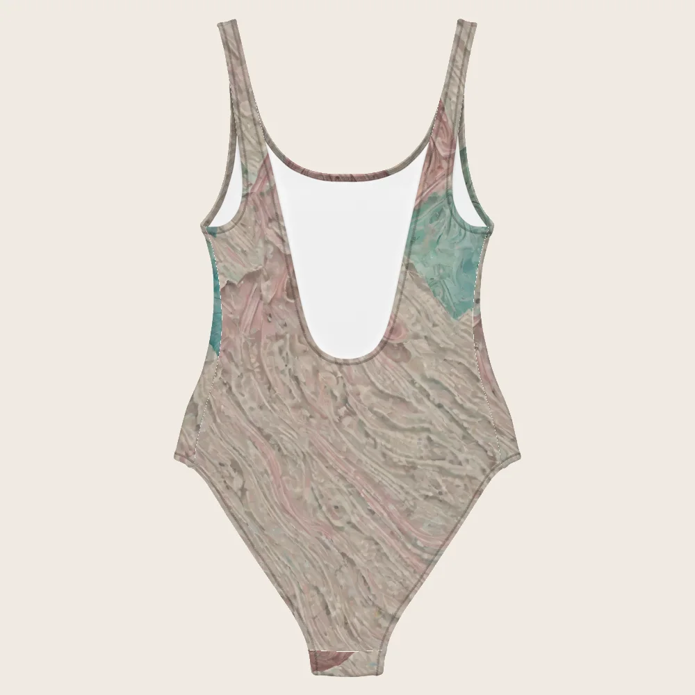 One-Piece Swimsuit on model