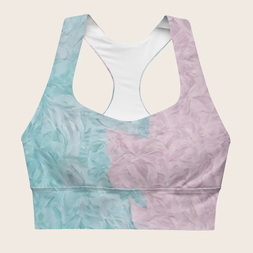 Longline Sports Bra on model