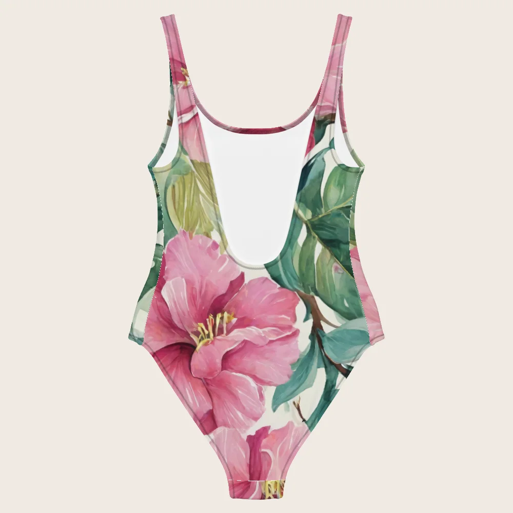 One-Piece Swimsuit on model