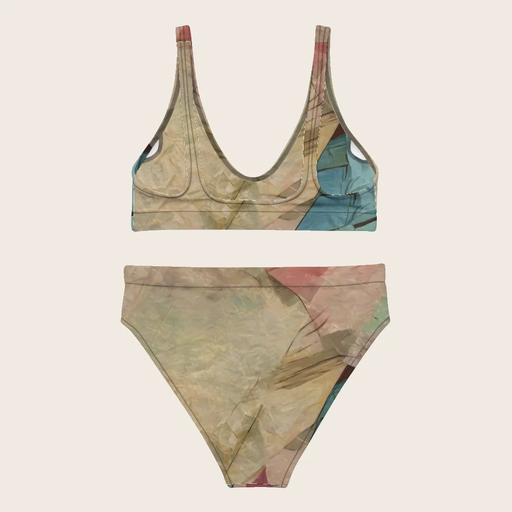 High-Waisted Bikini on model