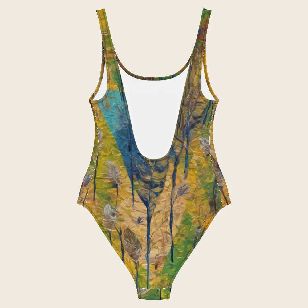 One-Piece Swimsuit on model