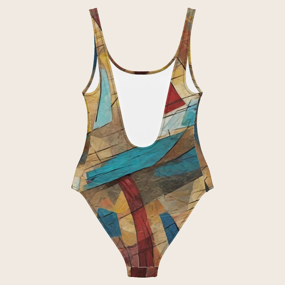 One-Piece Swimsuit on model