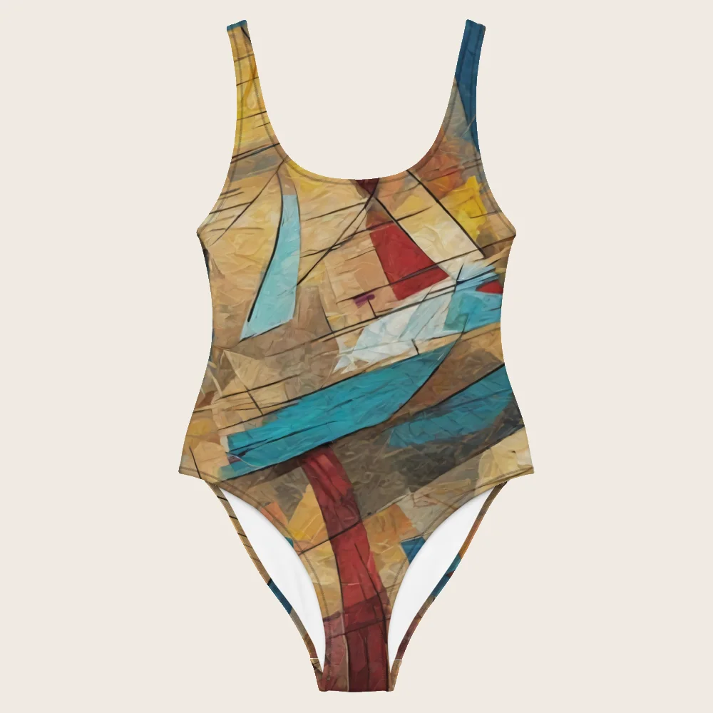 One-Piece Swimsuit on model