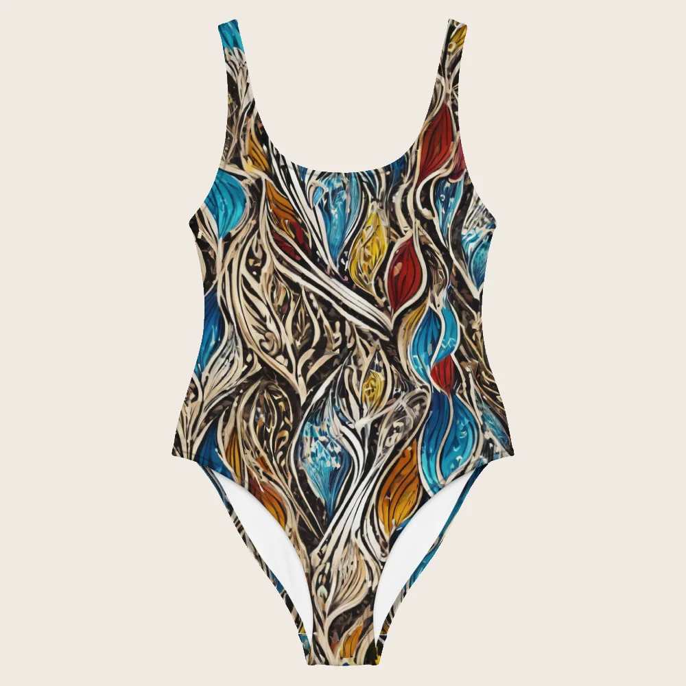 One-Piece Swimsuit on model