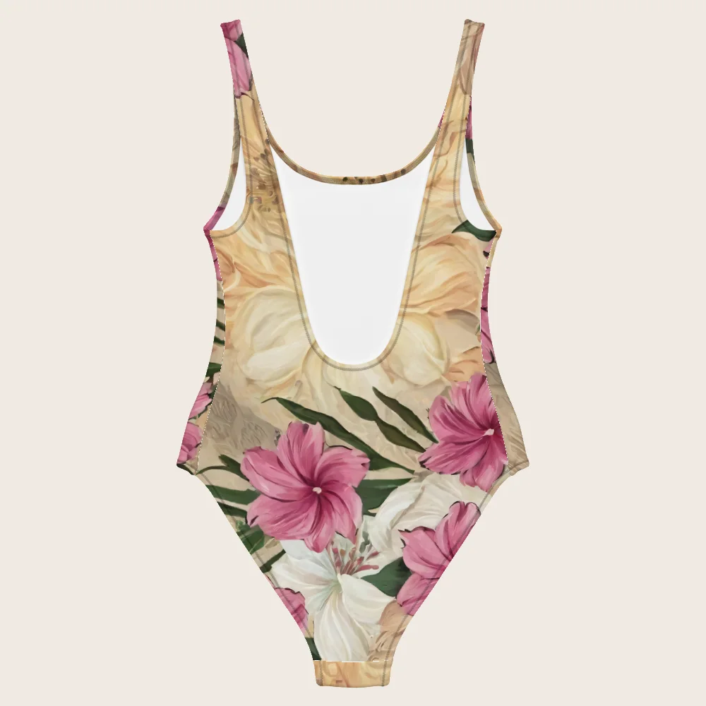One-Piece Swimsuit on model