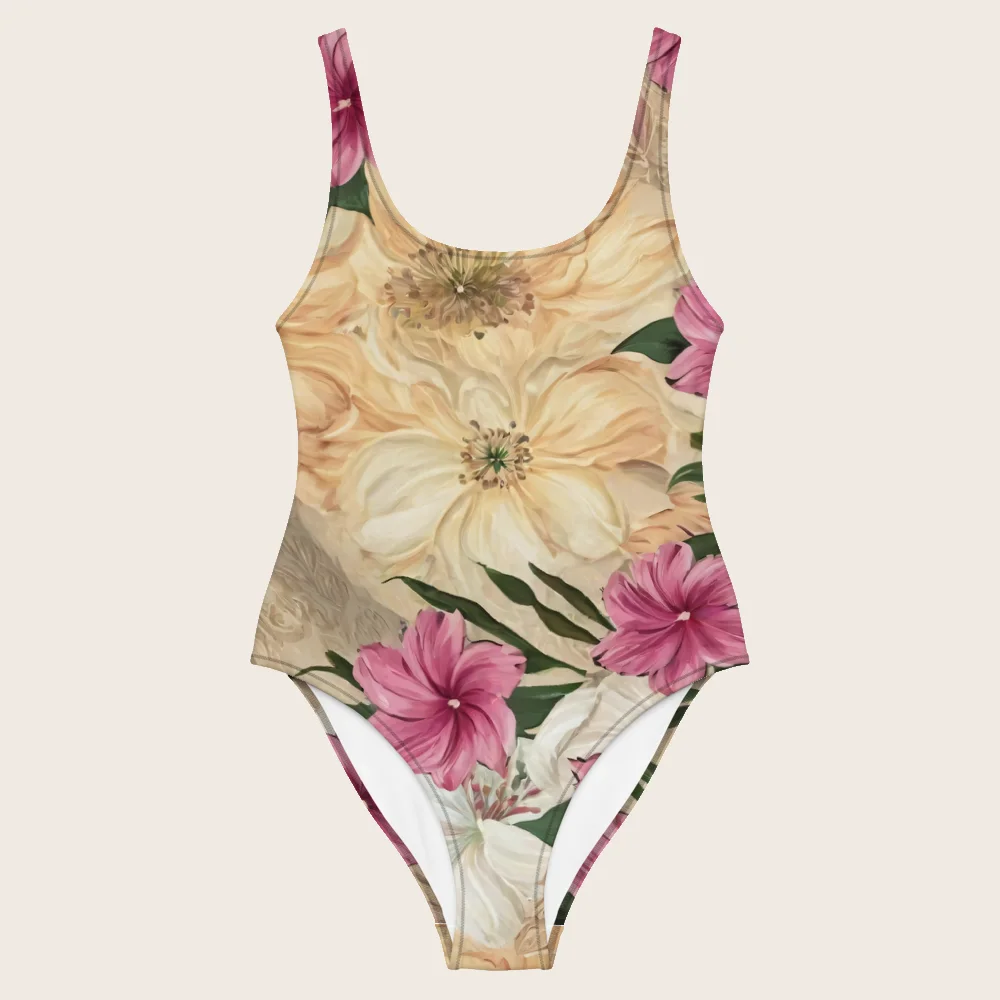 One-Piece Swimsuit on model