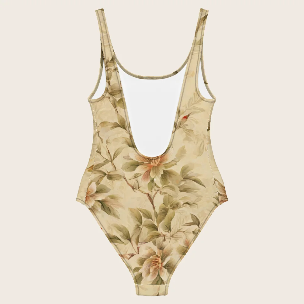 One-Piece Swimsuit on model