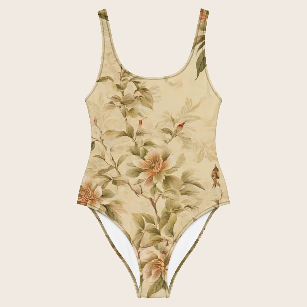 One-Piece Swimsuit on model
