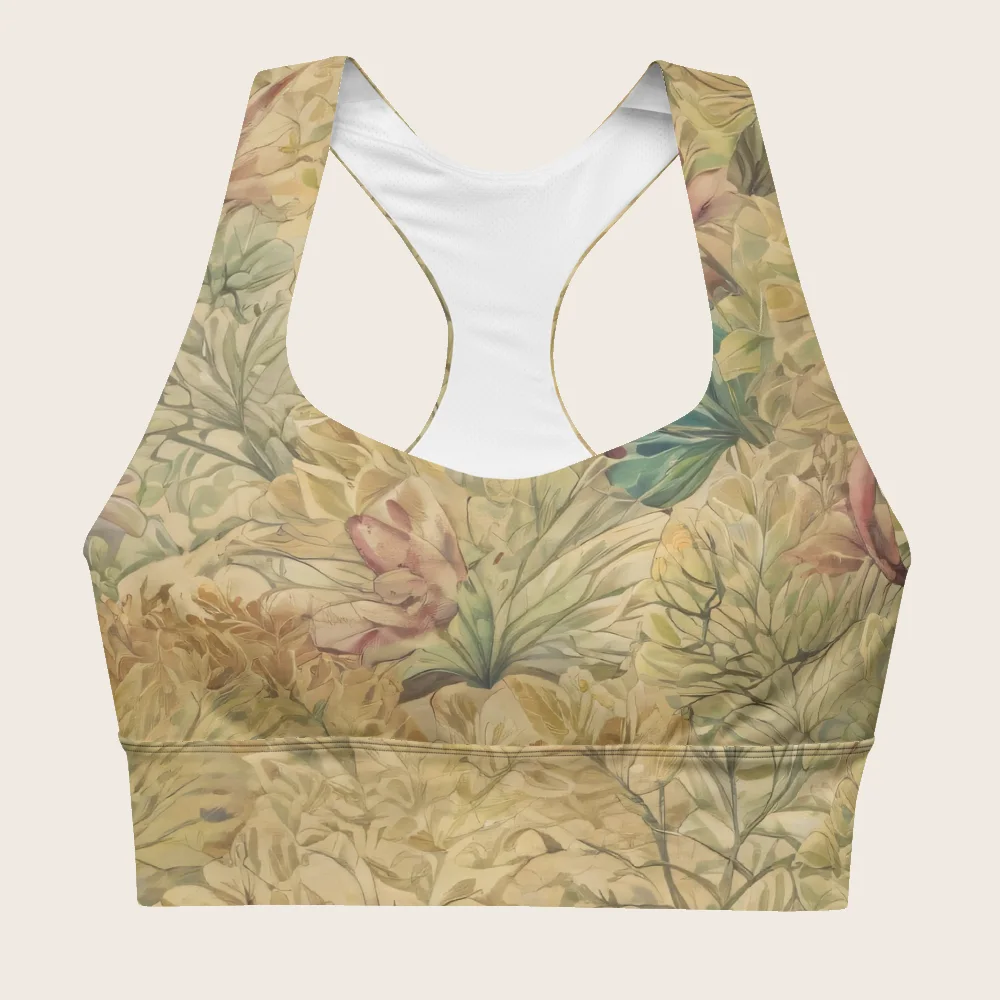 Longline Sports Bra on model