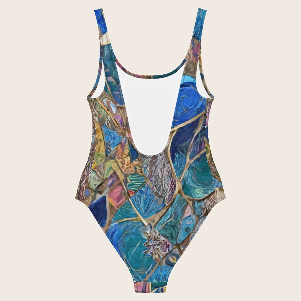 One-Piece Swimsuit on model