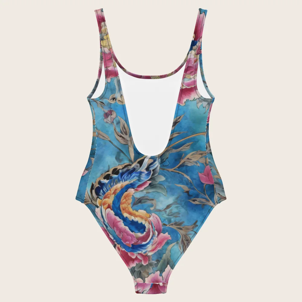 One-Piece Swimsuit on model