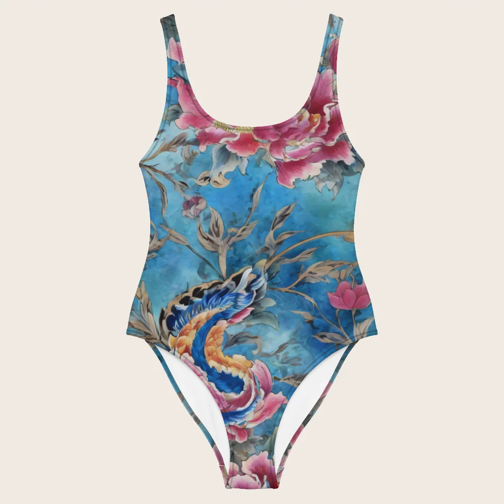 One-Piece Swimsuit on model
