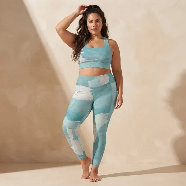 Longline Sports Bra, one-of-one design EF088893