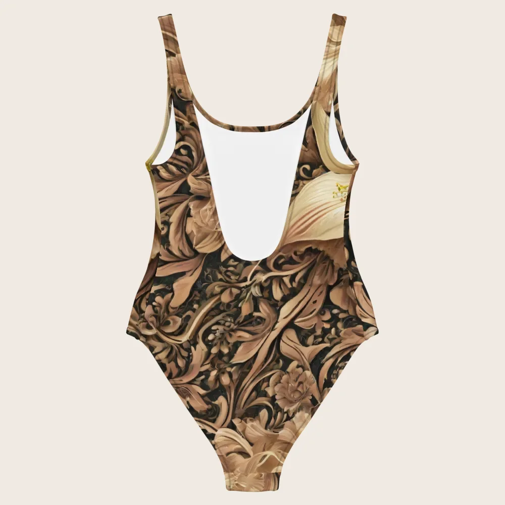 One-Piece Swimsuit on model