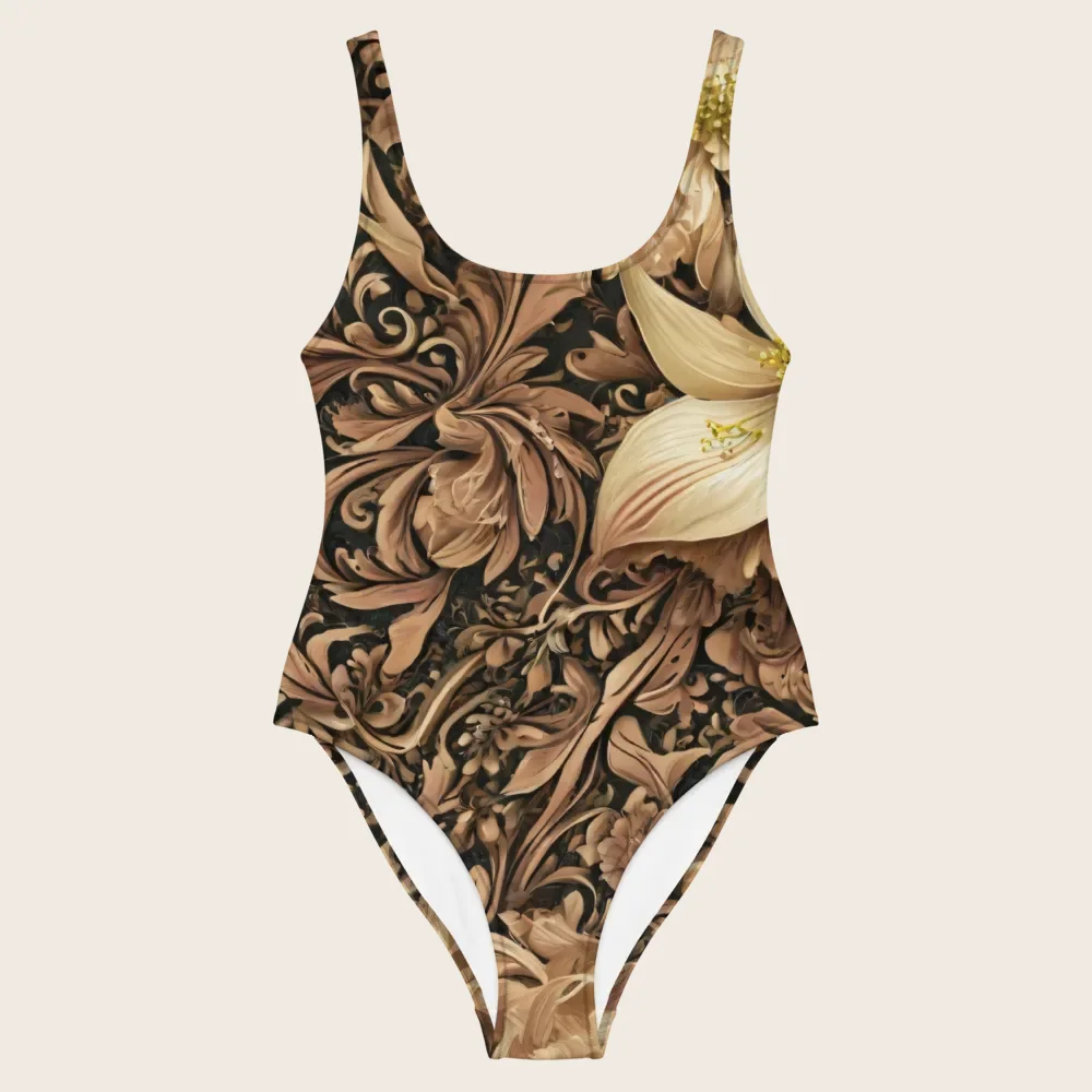 One-Piece Swimsuit on model