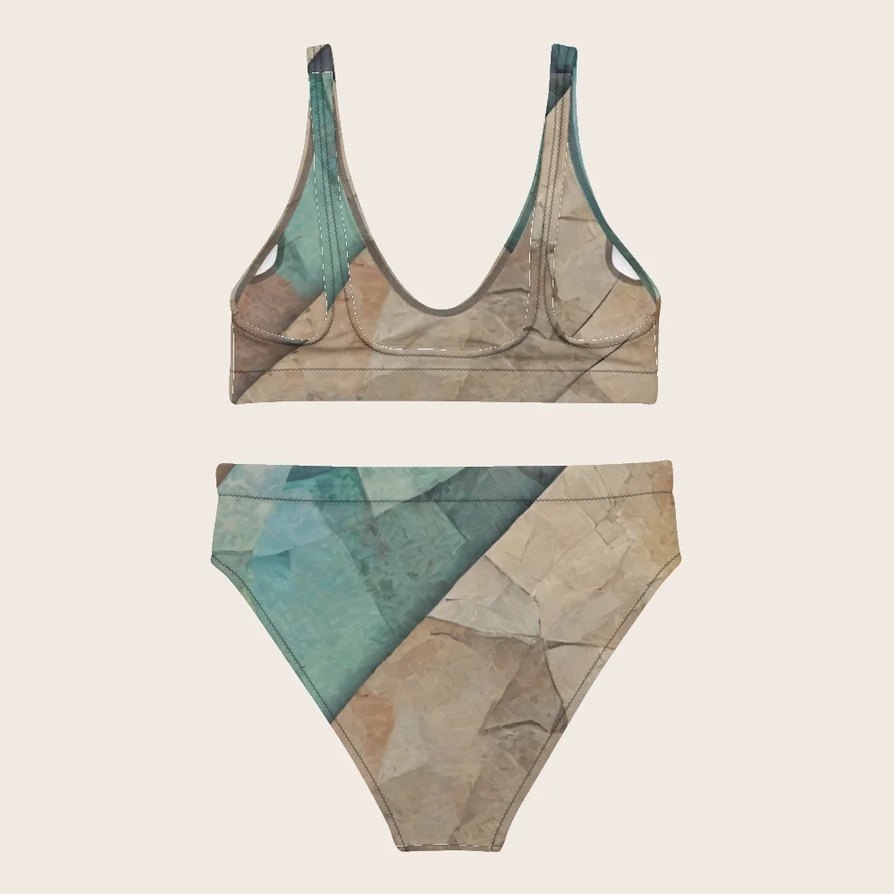 High-Waisted Bikini on model