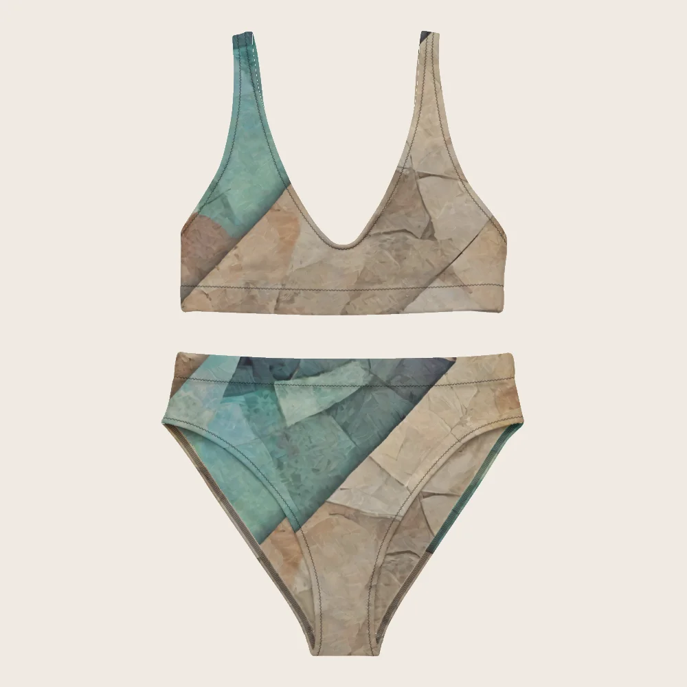 High-Waisted Bikini on model